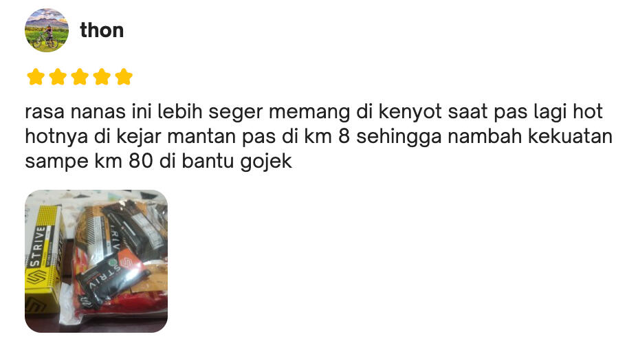 Strive energy gel tersertifikasi halal